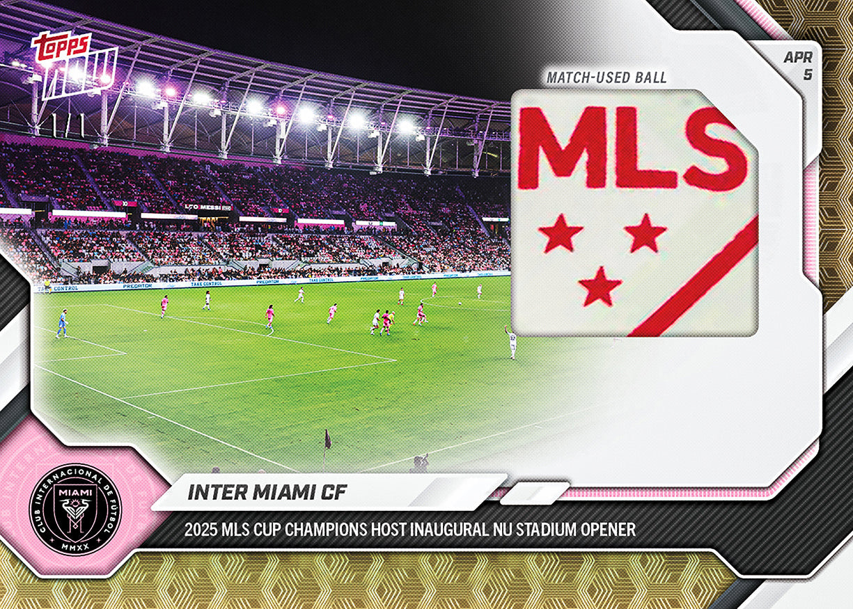 Inter Miami CF - 2026 MLS Topps NOW - Card 22 - PR: 674 - Image 2