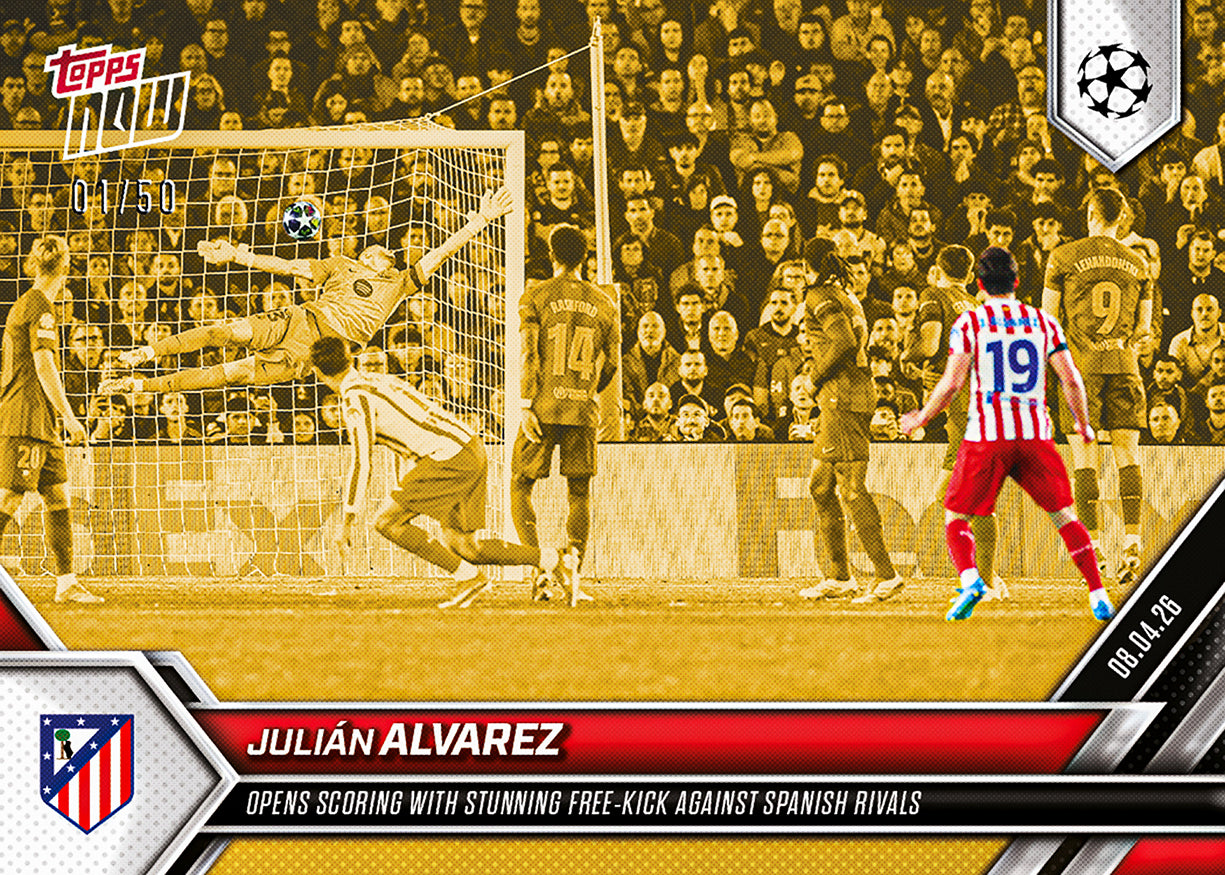 Julián Alvarez - 2025-26 UCL Topps NOW - Card 119 - PR: 720 - Image 5