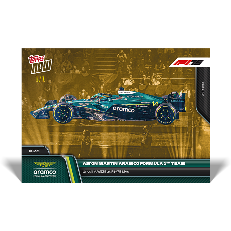 Aston Martin Aramco Formula One Team - 2025 Formula 1 Topps NOW - Card 5 - PR: 615 - Image 3