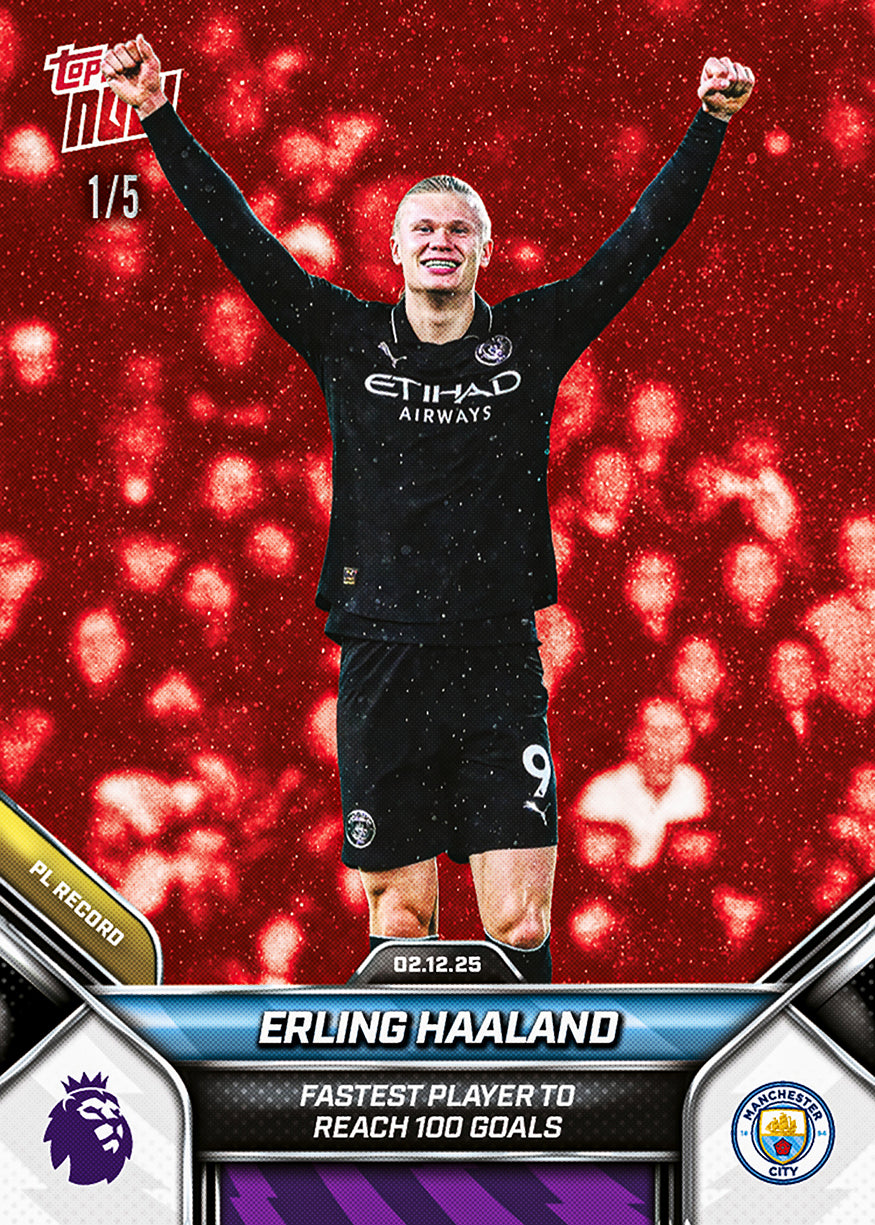 Erling Haaland - 2025-26 Premier League Topps NOW - Card 68 - PR: 3526 - Image 5