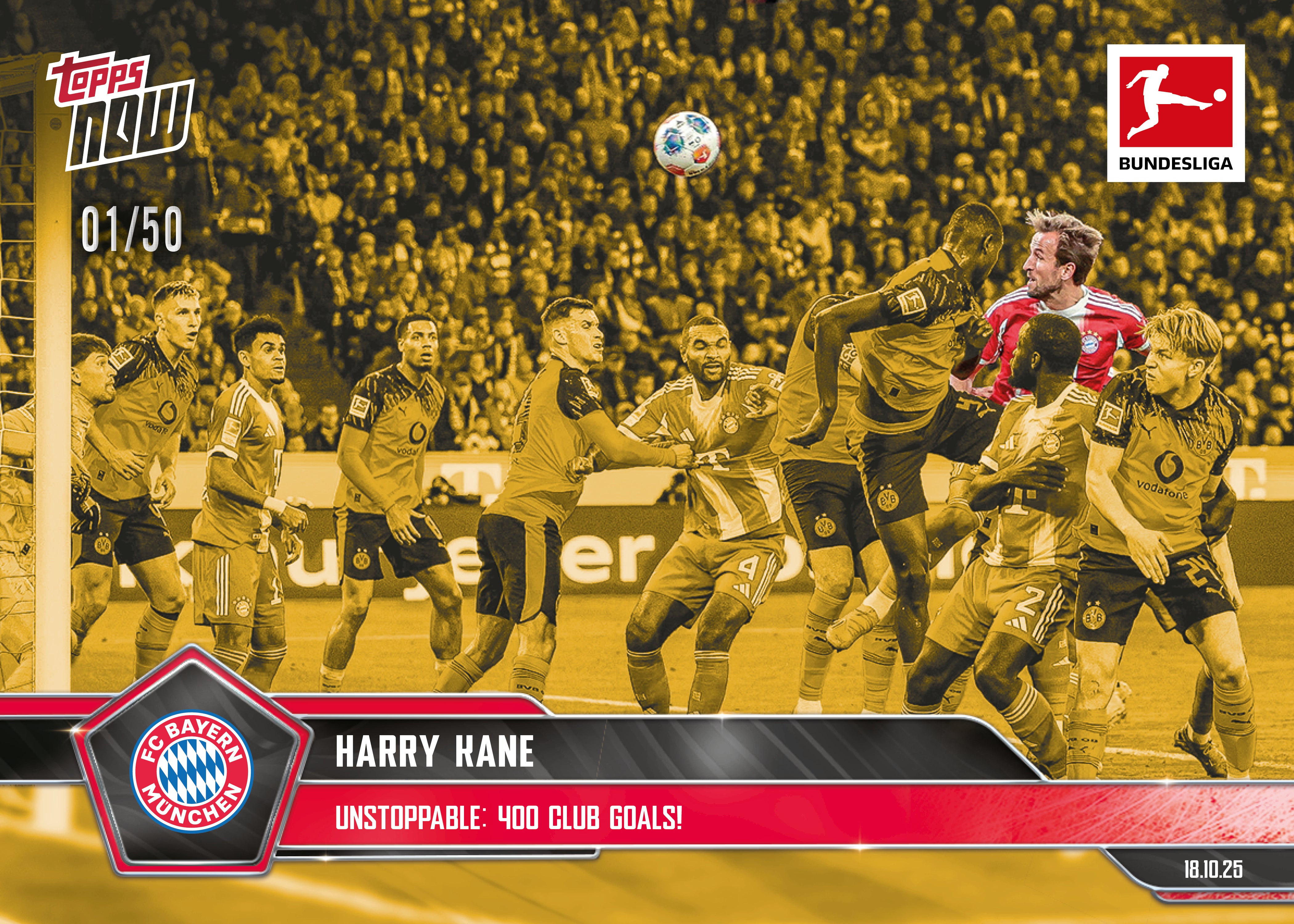 Harry Kane - 2025-26 Bundesliga Topps NOW - Card 43 - PR: 513 - Image 6