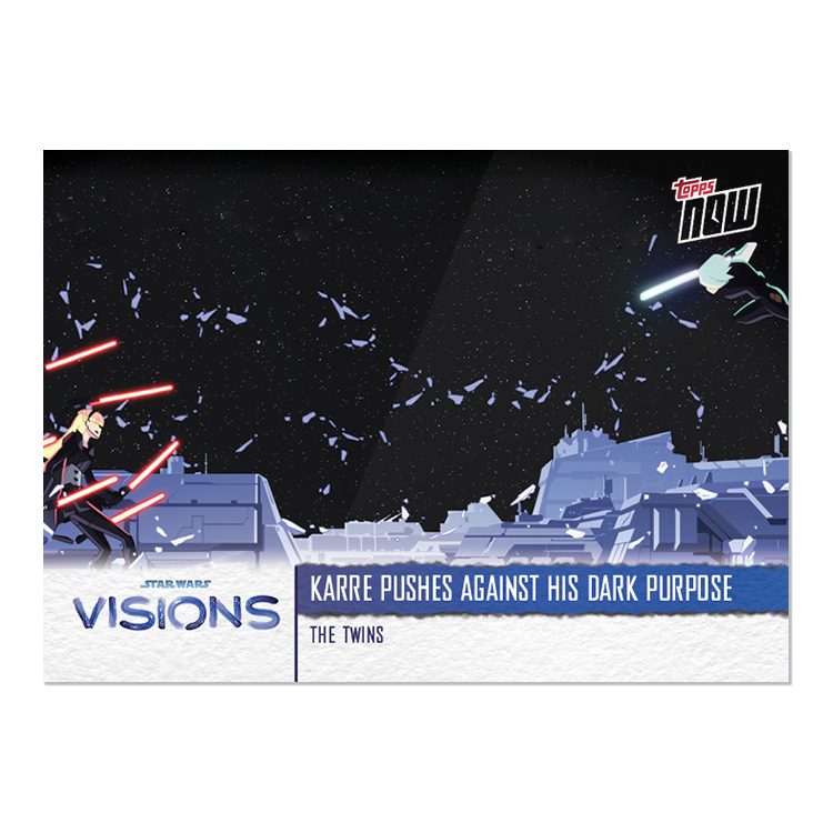 2021 Star Wars Visions TOPPS NOW - 5-Card Pack - The Twins - PR: 461 - Image 5