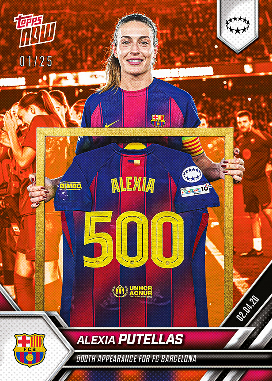 Alexia Putellas - 2025-26 UWCL Topps NOW - Card 26 - PR: 2080 - Image 6