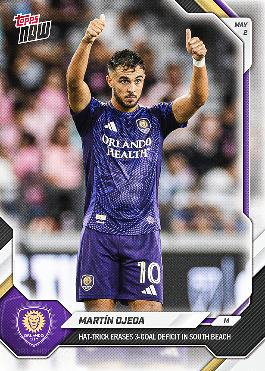 Martín Ojeda - 2026 MLS Topps NOW - Card 34 - PR: 116