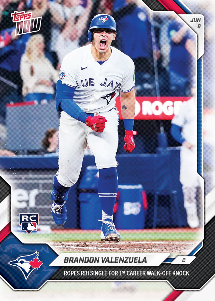 Brandon Valenzuela - 2026 MLB Topps NOW - Card 305 - PR: 1065