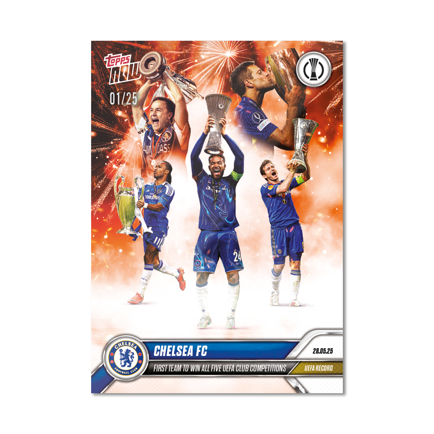 Chelsea FC - 2024-25 UECL Topps NOW - Card 16 - PR: 3457 - Image 5