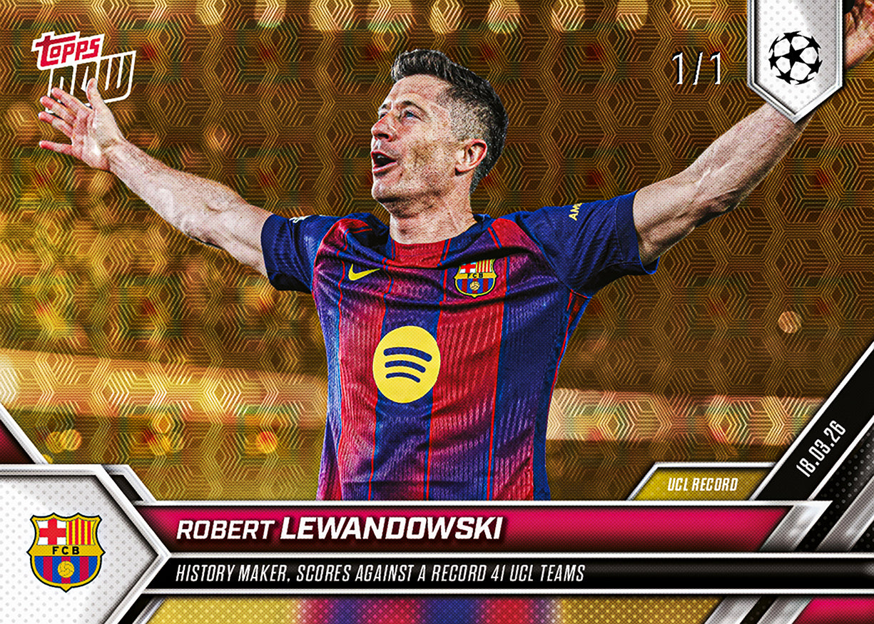 Robert Lewandowski - 2025-26 UCL Topps NOW - Card 113 - PR: 1810 - Image 4