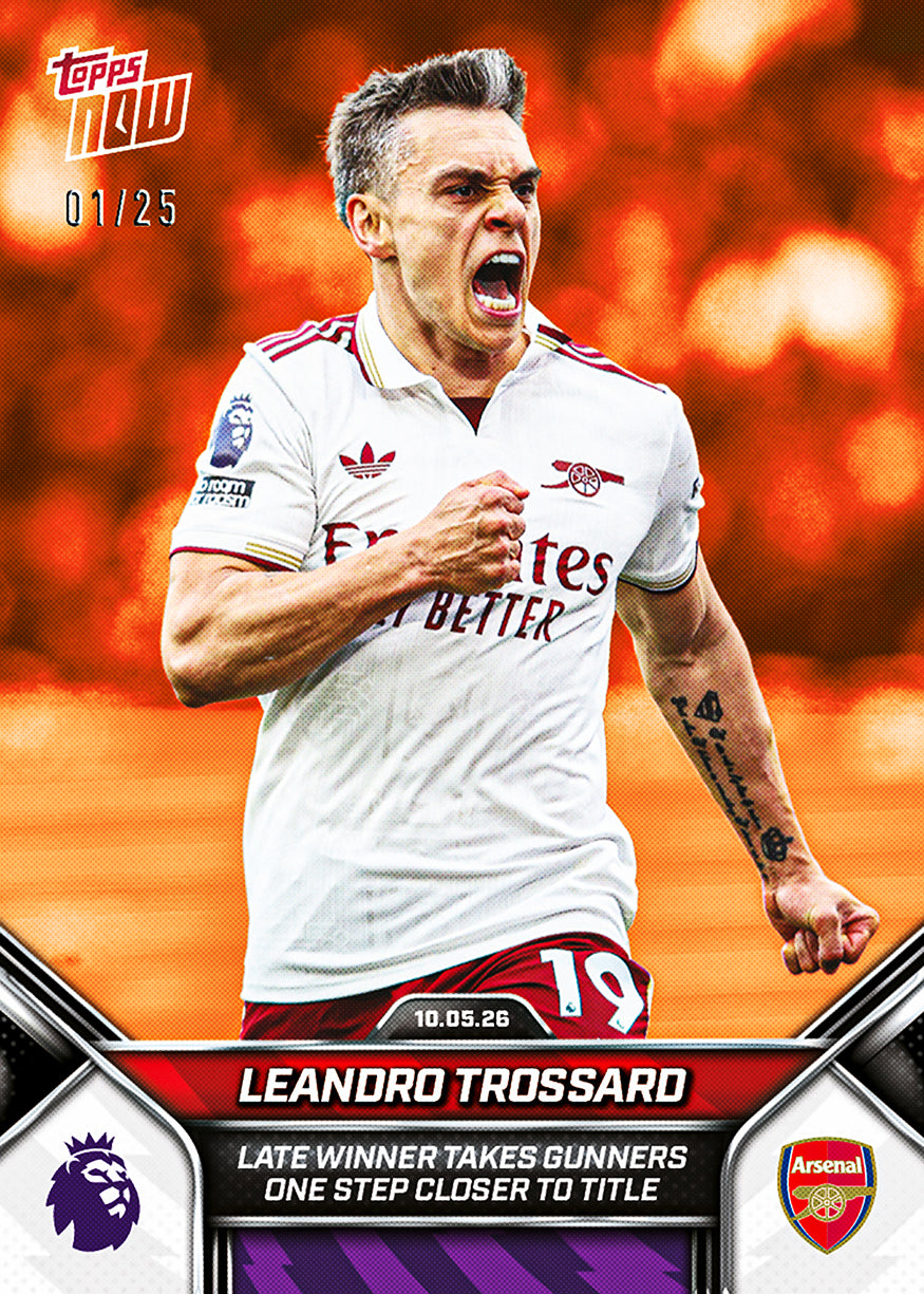 Leandro Trossard - 2025-26 Premier League Topps NOW - Card 191 - PR: 1721 - Image 5