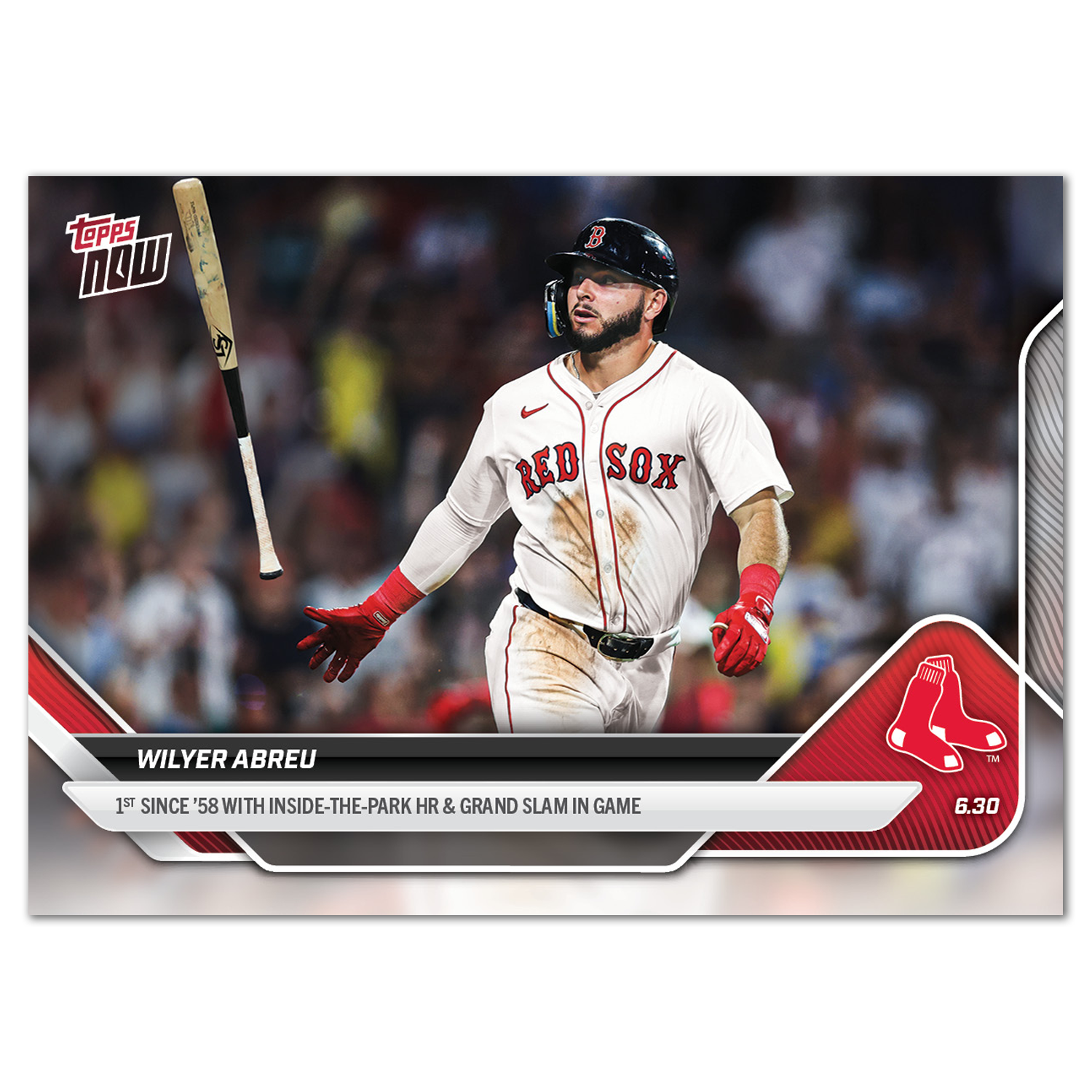 Wilyer Abreu - 2025 MLB Topps NOW - Card 366 - PR: 824