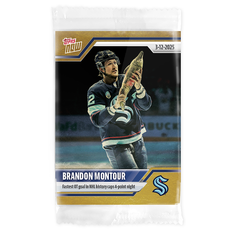 Brandon Montour - 2024-25 NHL Topps NOW - Sticker # 132 Pack - PR: 230 - Image 2