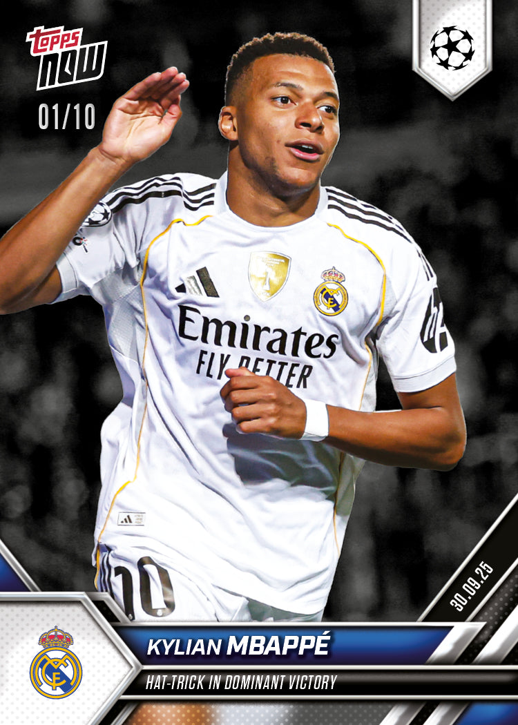 Kylian Mbappé - 2025-26 UCL Topps NOW - Card 24 - PR: 1143 - Image 4
