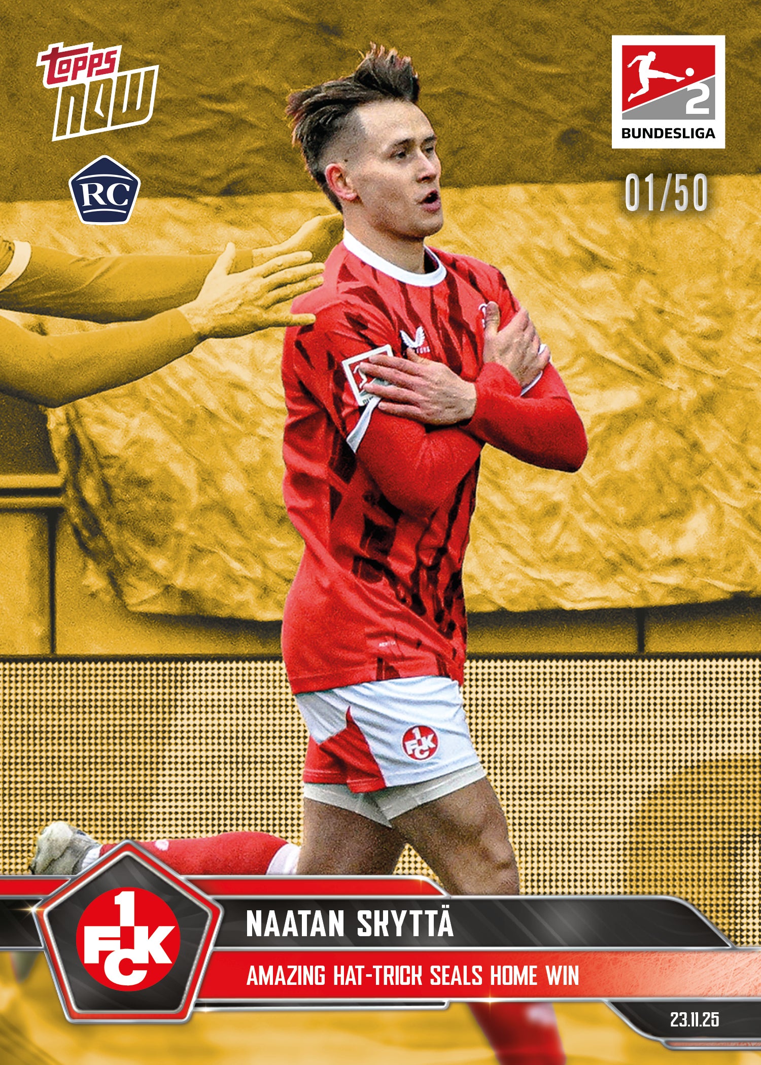 Naatan Skyttä - 2025-26 Bundesliga Topps NOW - Card 66 - PR: 692 - Image 6