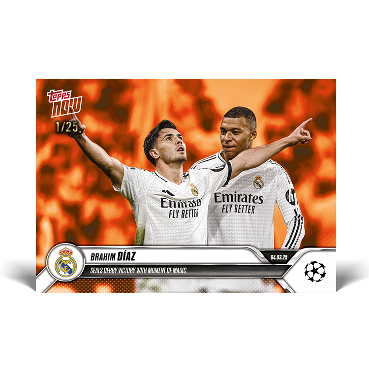 Brahim Diaz - 2024-25 UCL Topps NOW Card 112 - PR: 451 - Image 4