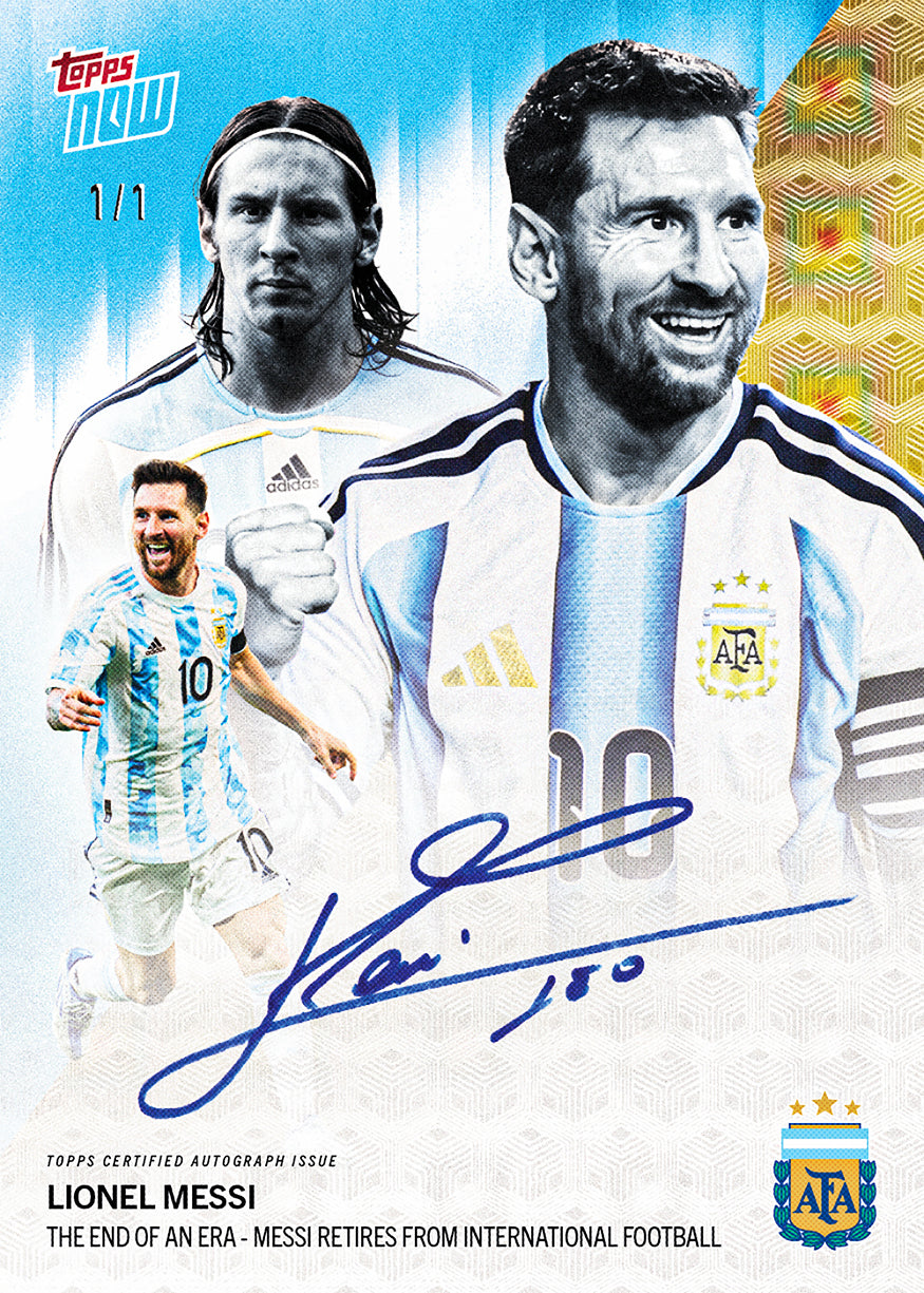 Alternative view of Lionel Messi - 2026 Argentina Topps NOW - Card 1