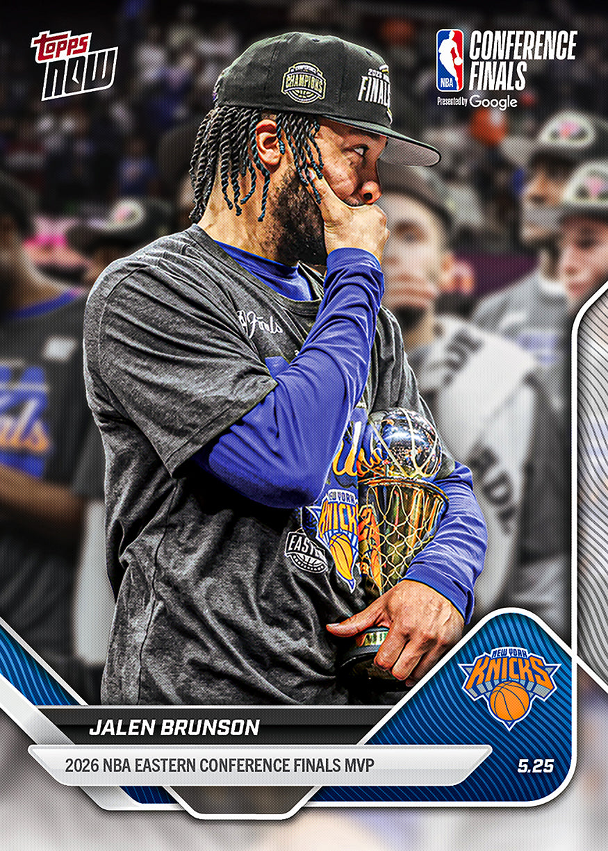 Jalen Brunson - 2025-26 NBA Topps NOW - Card 321 - PR: 20255