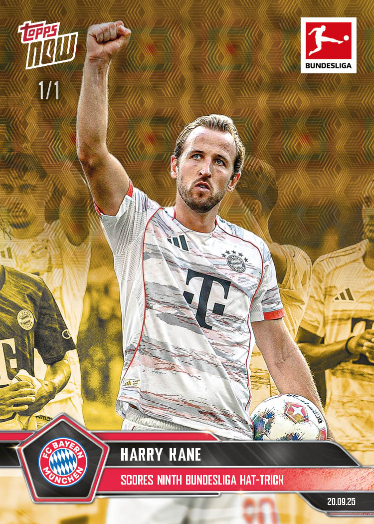 Harry Kane - 2025-26 Bundesliga Topps NOW - Card 27 - PR: 317 - Image 2