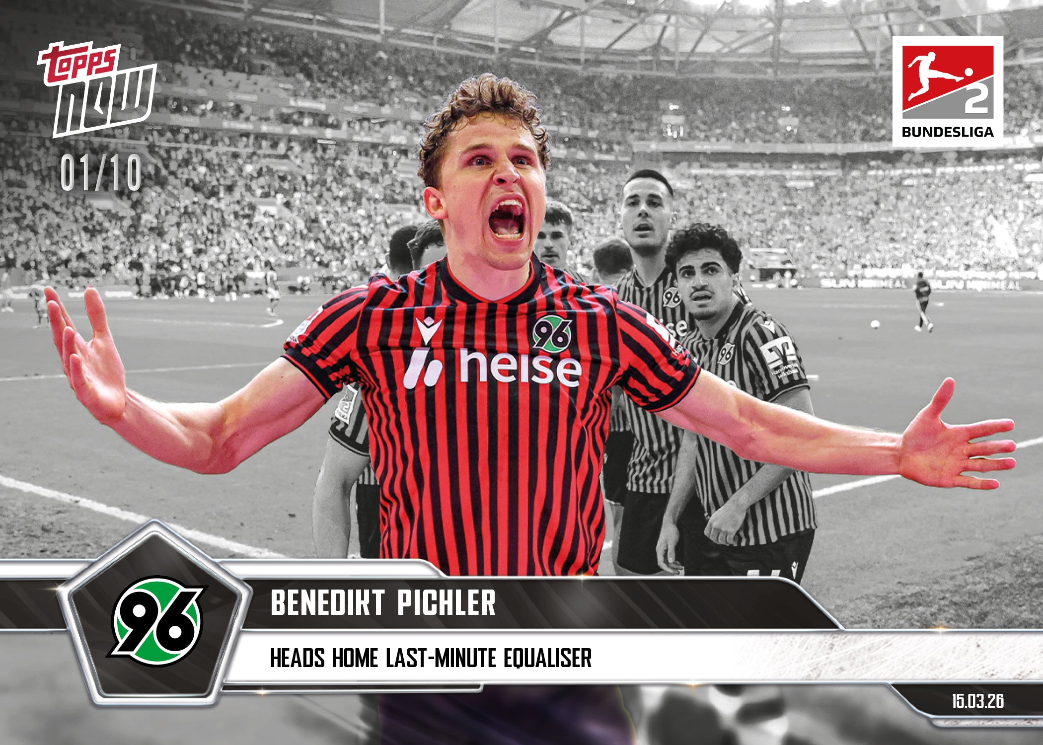 Benedikt Pichler - 2025-26 Bundesliga Topps NOW - Card 151 - PR:139 - Image 4
