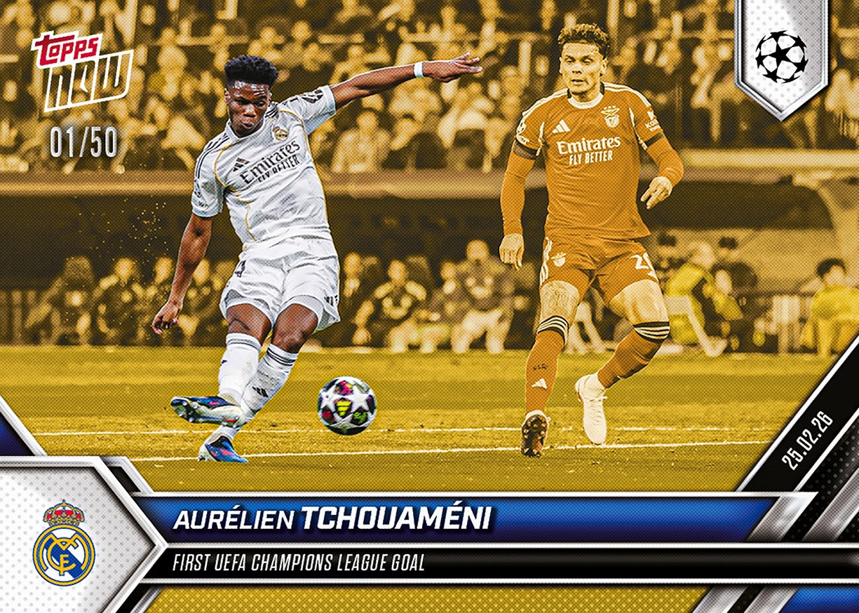 Aurélien Tchouaméni - 2025-26 UCL Topps NOW - Card 98 - PR: 249 - Image 6