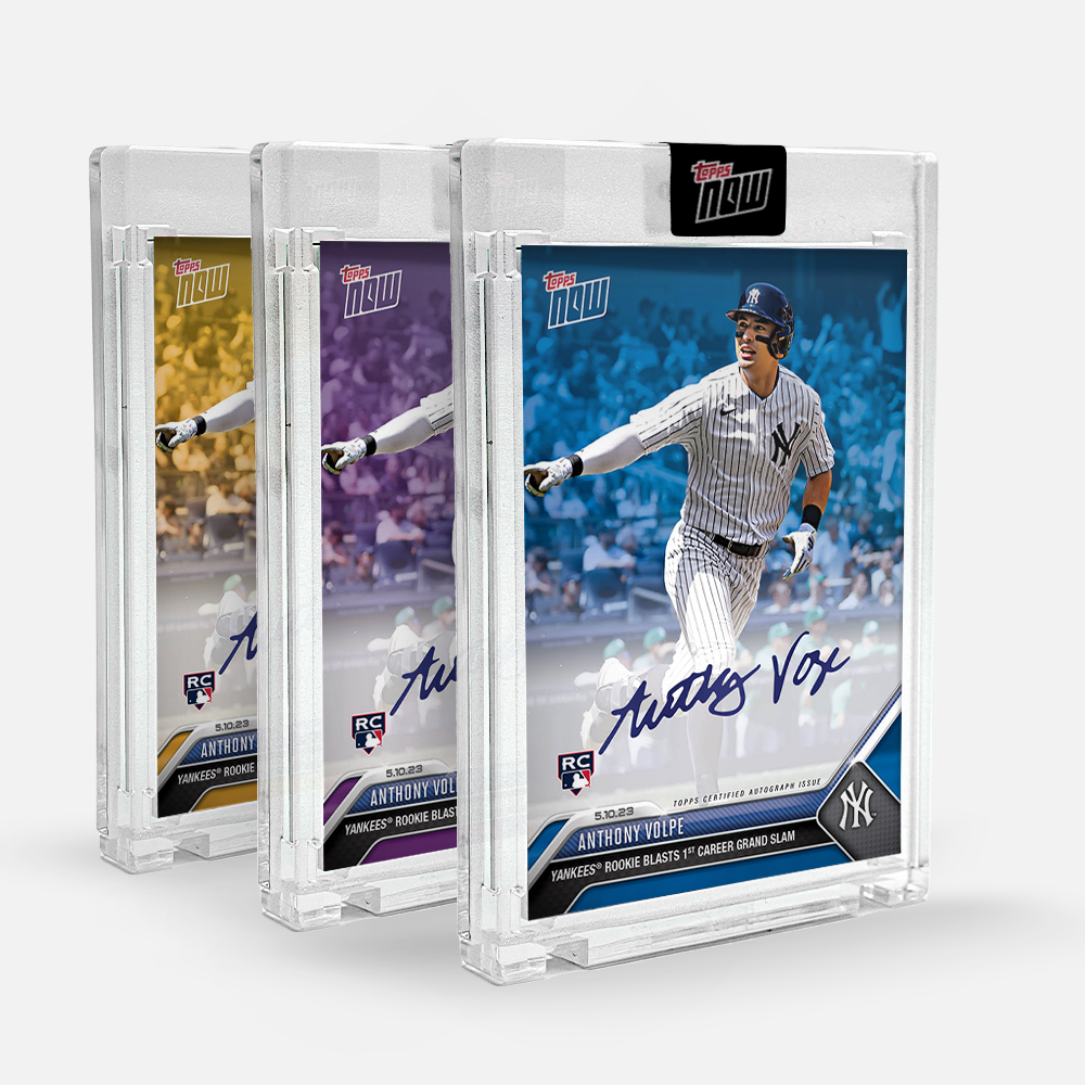 On-Card Autograph # to 99 or Lower - Anthony Volpe - 2023 MLB TOPPS NOW Card 264 - Image 2