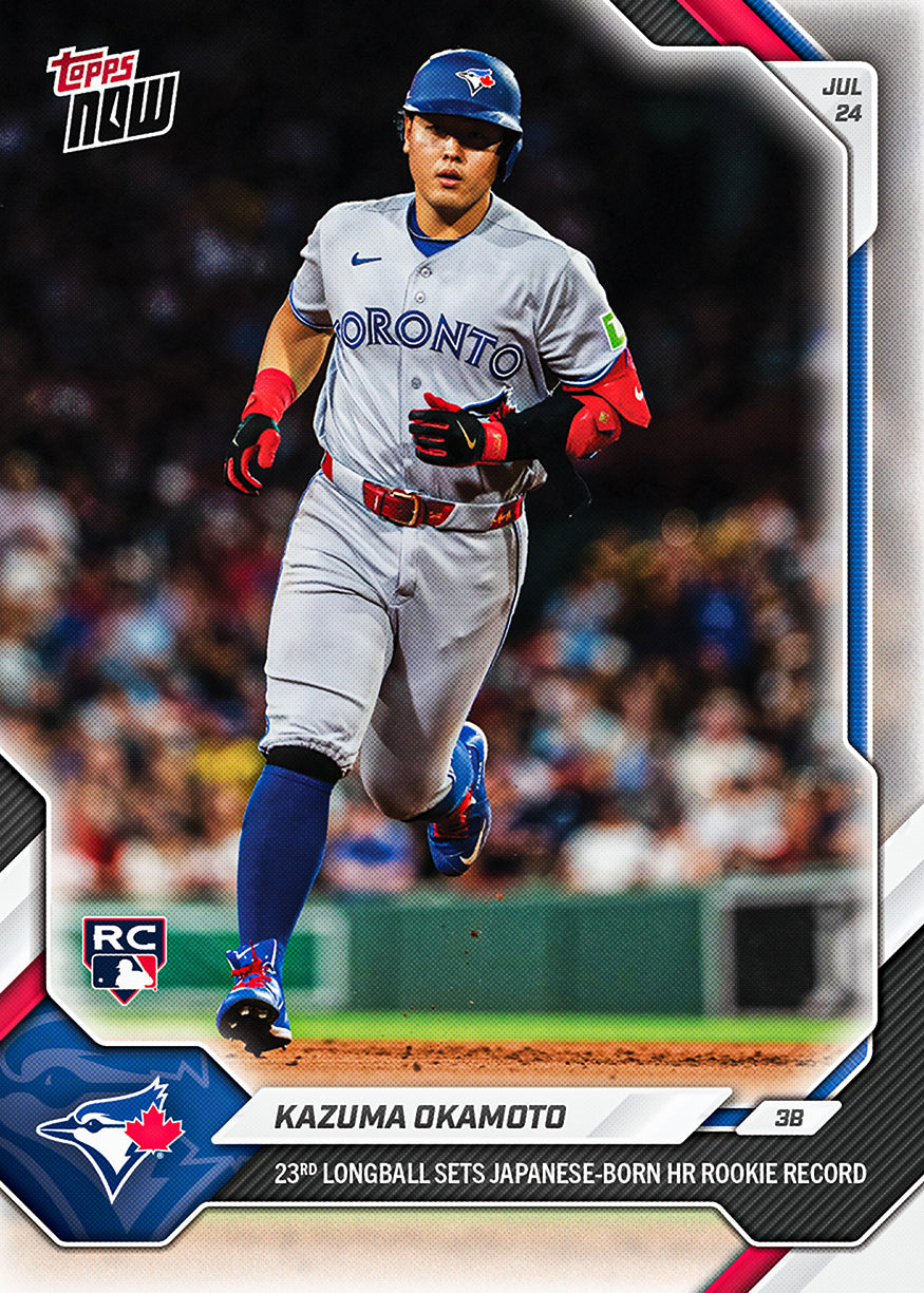 Kazuma Okamoto - 2026 MLB Topps NOW - Card 484 - PR: 3695