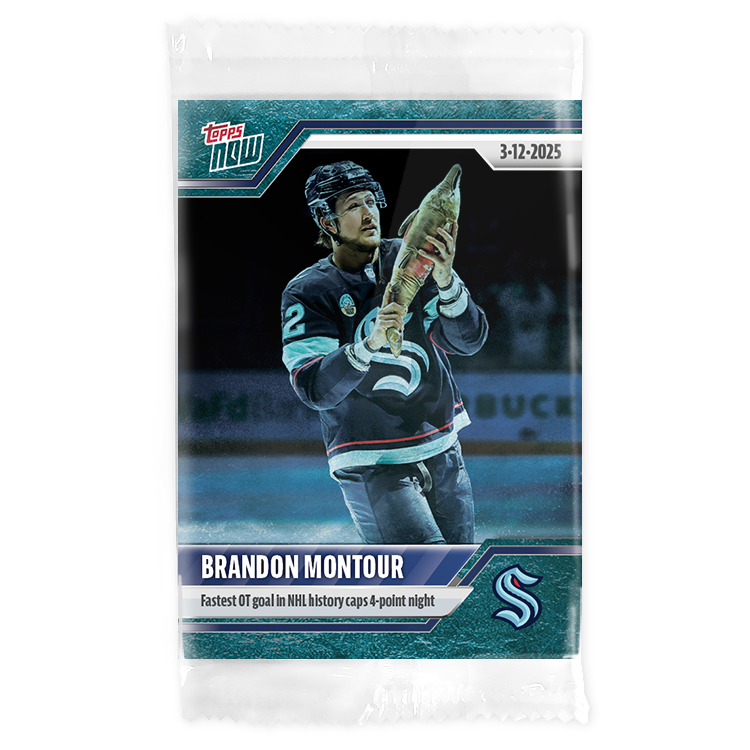 Brandon Montour - 2024-25 NHL Topps NOW - Sticker # 132 Pack - PR: 230 - Image 3