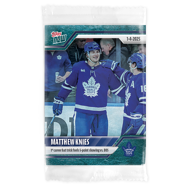 Matthew Knies - 2024-25 NHL Topps NOW - Sticker 79 - PR: 60 - Image 3