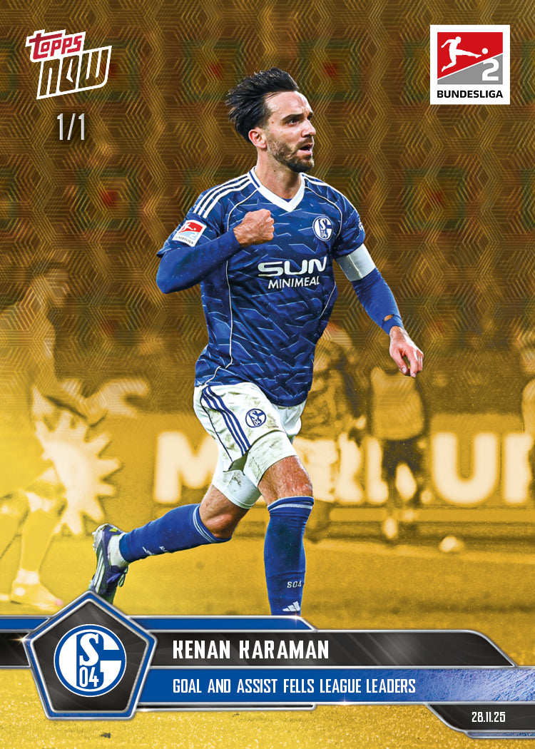 Kenan Karaman - 2025-26 Bundesliga Topps NOW - Card 69 - PR: 410 - Image 2