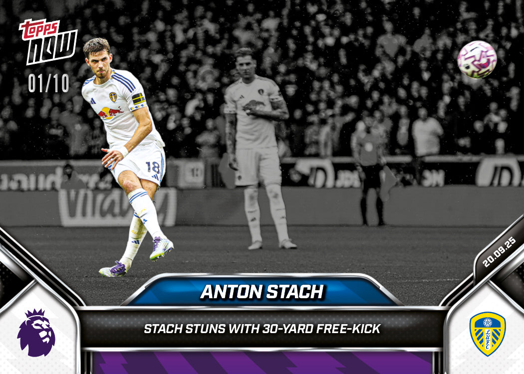 Anton Stach - 2025-26 Premier League Topps NOW - Card 23 - PR: 355 - Image 4