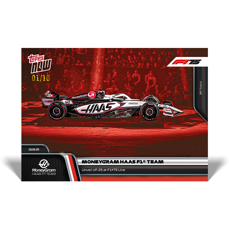MoneyGram Haas F1 Team - 2025 Formula 1 Topps NOW - Card 7 - PR: 574 - Image 4