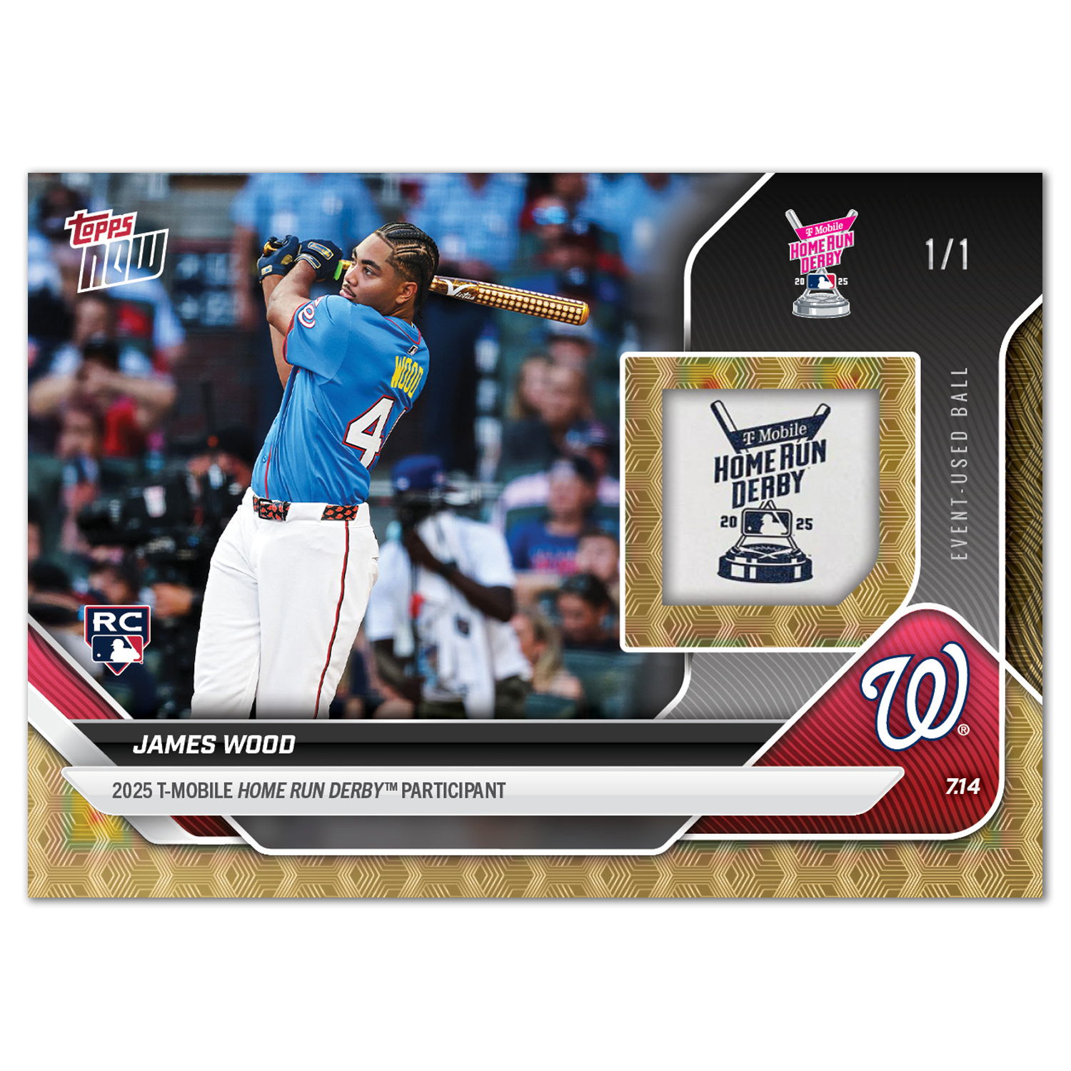 2025 Home Run Derby Set - MLB Topps NOW - 9 Card Set - PR: 3816 - Image 4