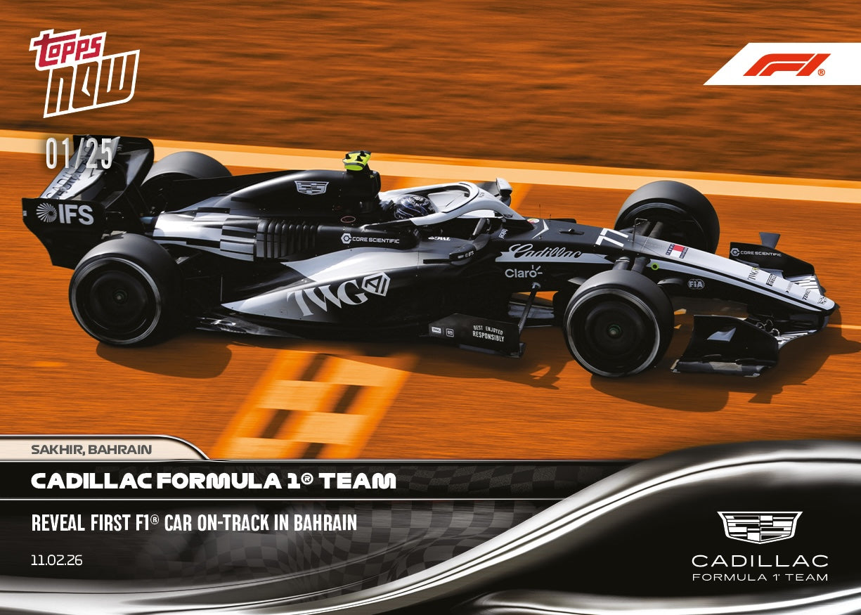 Cadillac Formula 1 Team - 2026 Formula 1 Topps NOW - Card 11 - PR: 8897 - Image 6