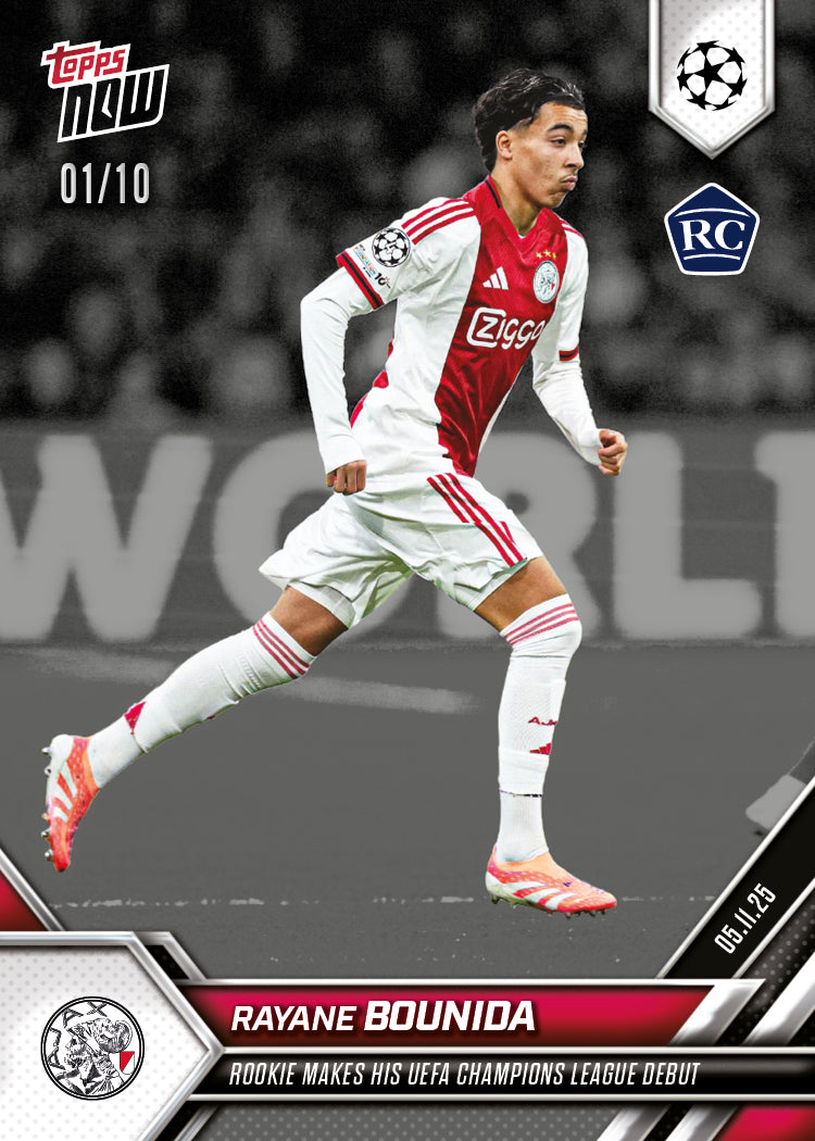 Rayane Bounida - 2025-26 UCL Topps NOW - Card 50 - PR: 481 - Image 4