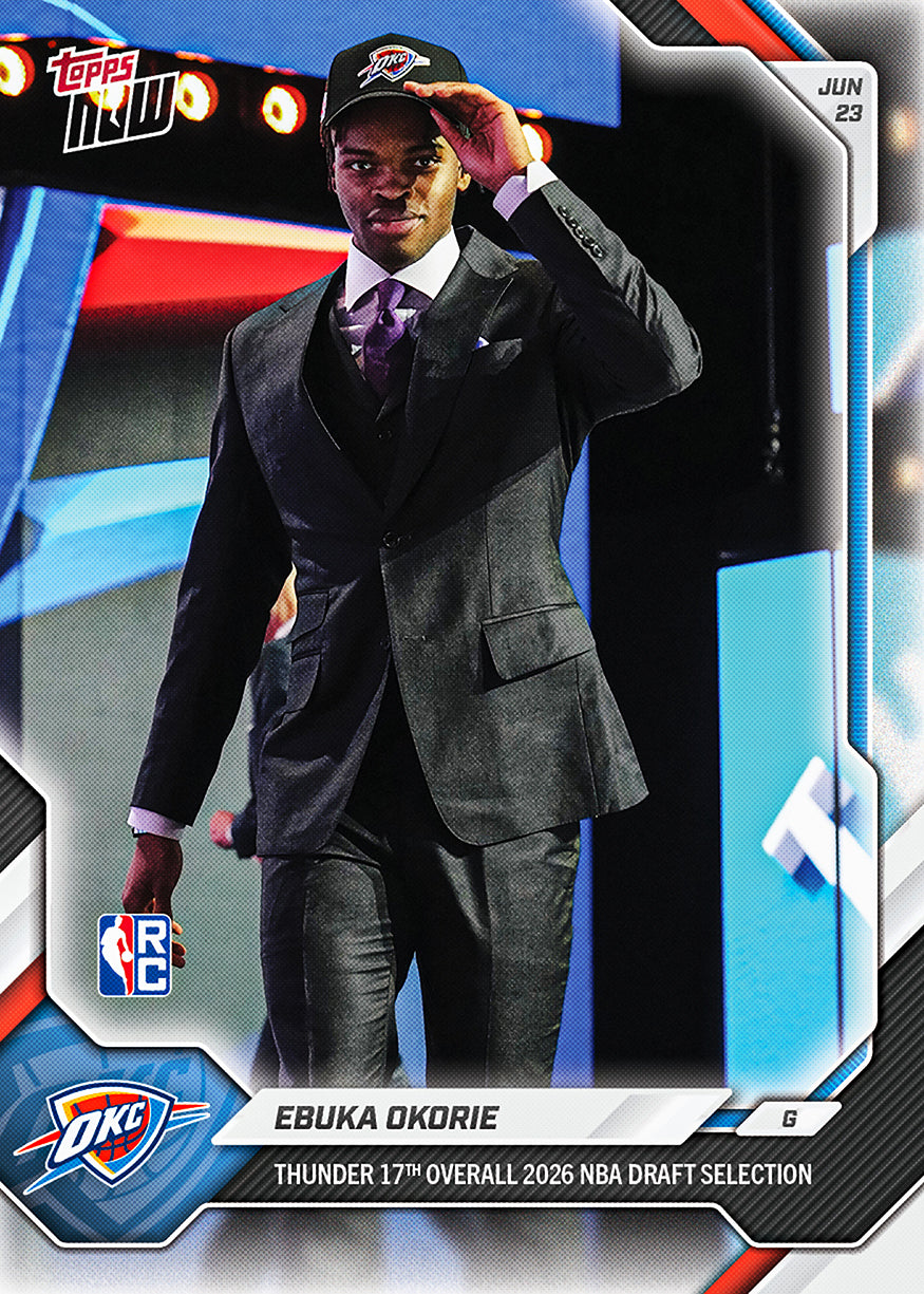 Ebuka Okorie - 2026-27 NBA Topps NOW - Card EOKO - PR: 433