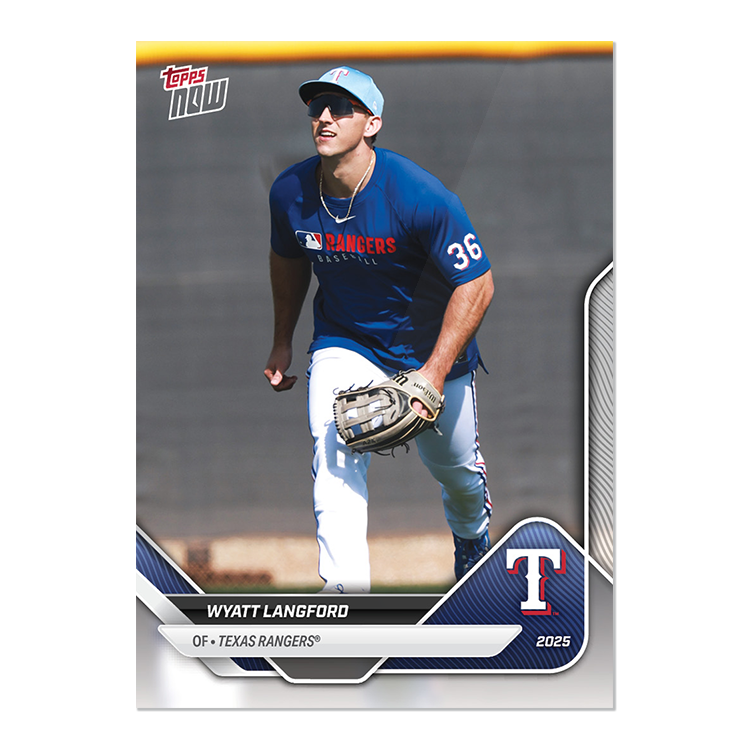 2025 Texas Rangers MLB Topps NOW Road To Opening Day 11-Card Team Set - PR: 517 - Image 4