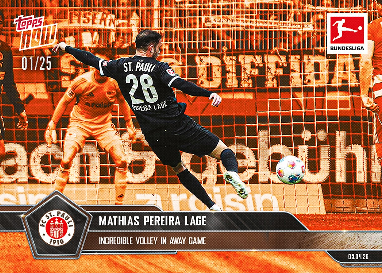 Mathias Pereira Lage - 2025-26 Bundesliga Topps NOW - Card 162 - PR: 294 - Image 5