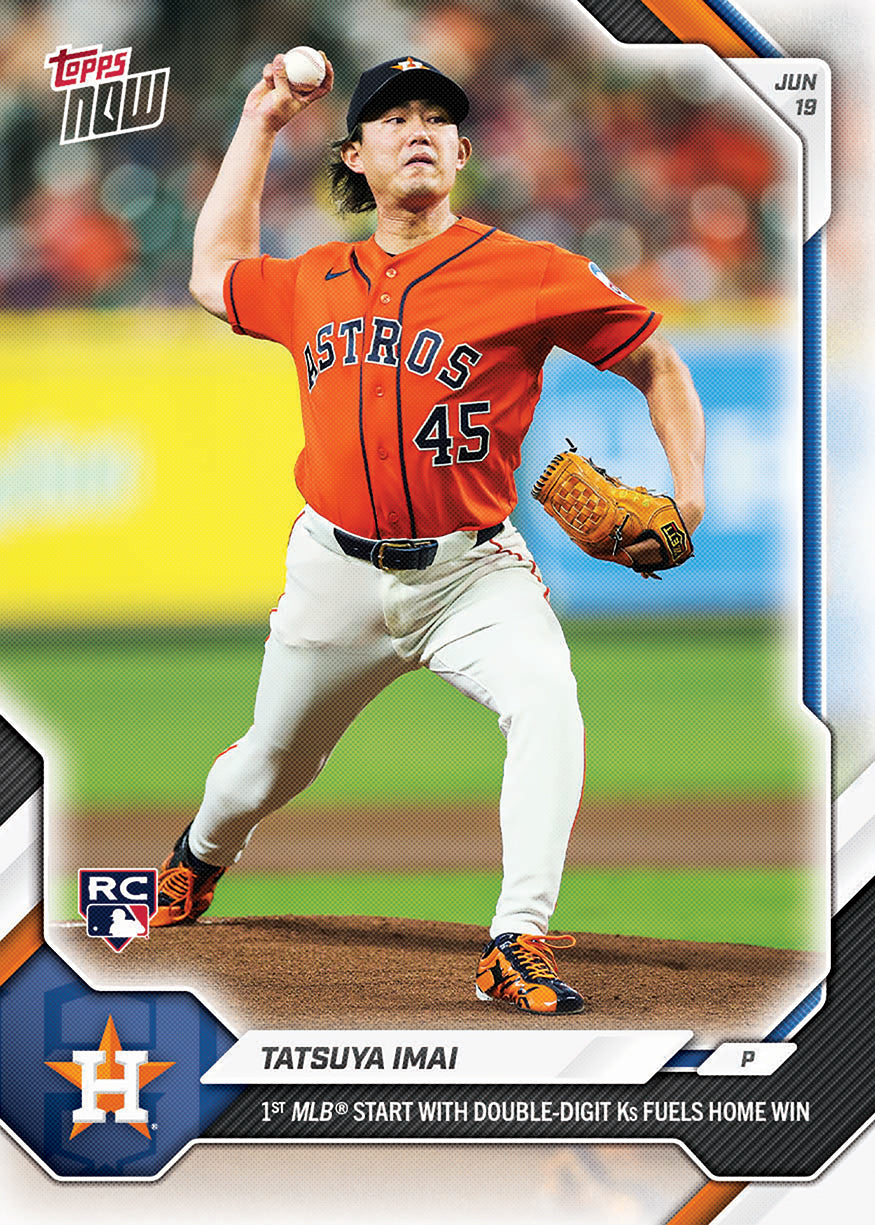 Tatsuya Imai - 2026 MLB Topps NOW - Card 351 - PR: 879