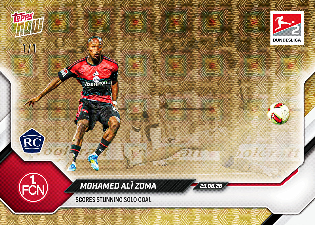 Alternative view of Mohamed Alì Zoma - 2026-27 Bundesliga Topps NOW - Card 10