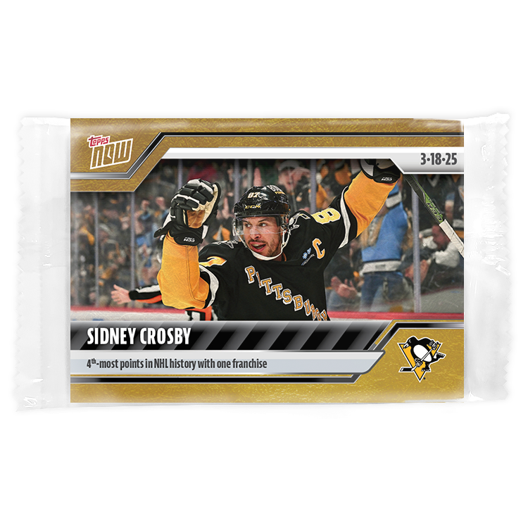 Sidney Crosby - 2024-25 NHL Topps NOW - Sticker # 137 Pack - PR: 280 - Image 2