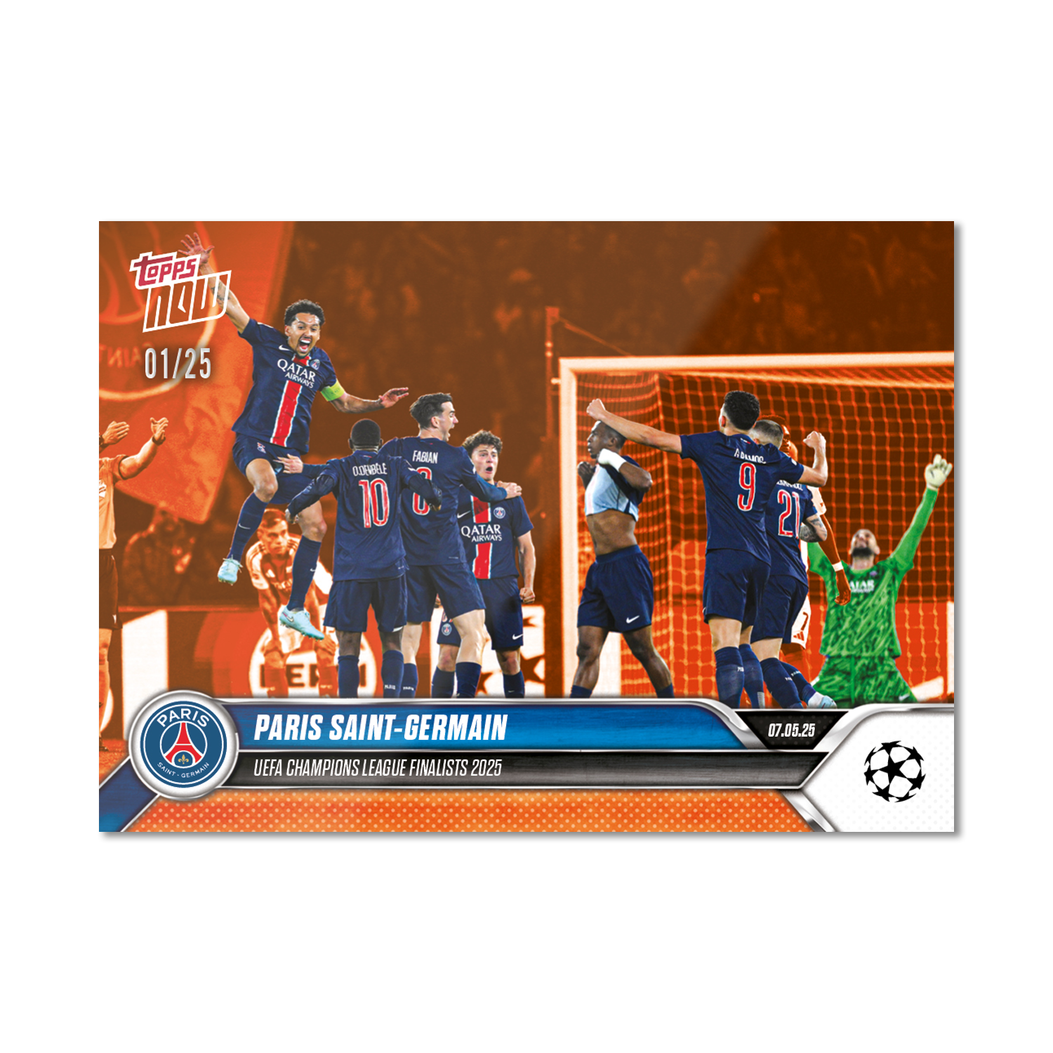Paris Saint-Germain - 2024-25 UCL Topps NOW - Card 157 - PR: 180 - Image 5