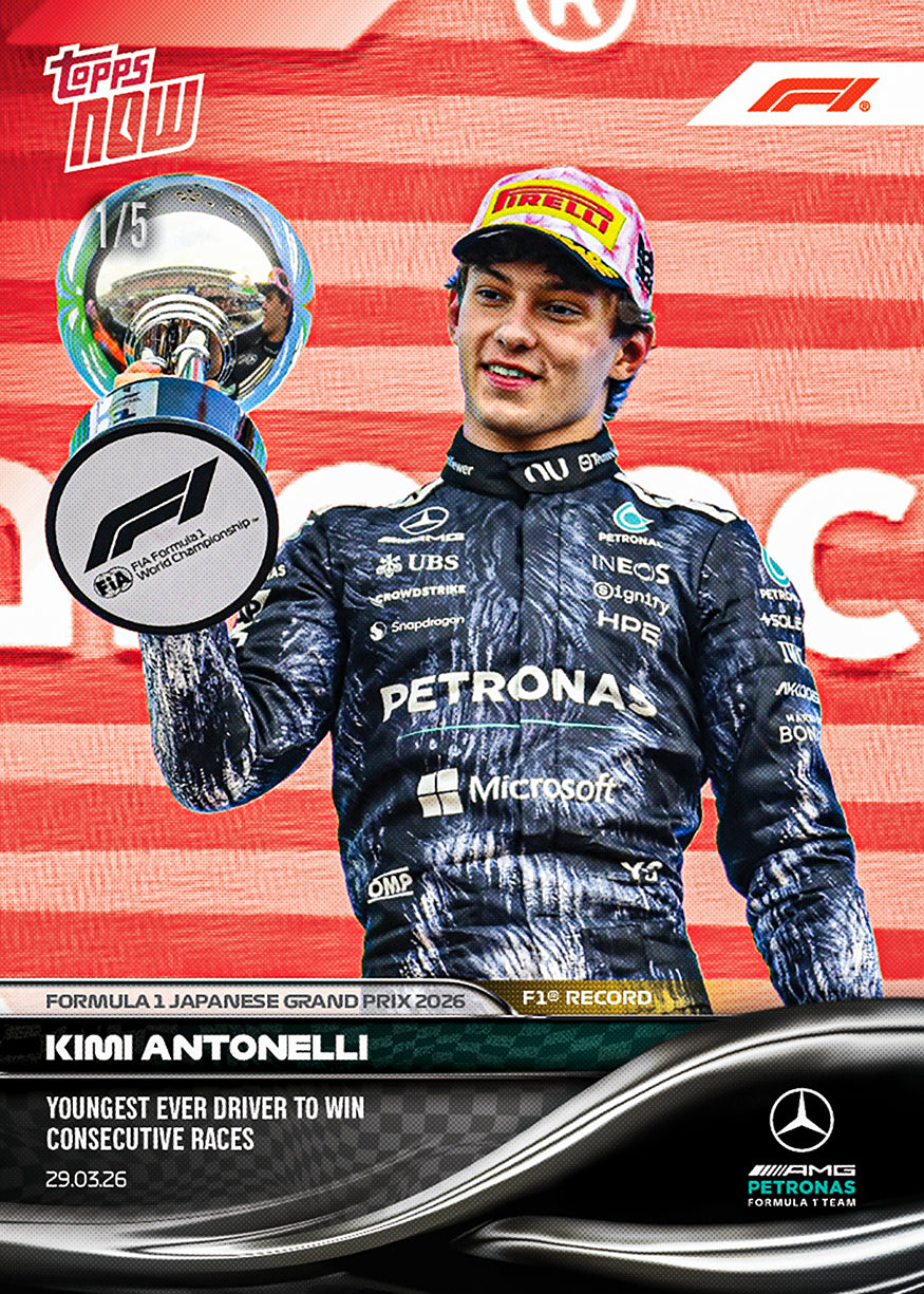 Kimi Antonelli - 2026 Formula 1 Topps NOW - Card 22 - PR: 18223 - Image 4