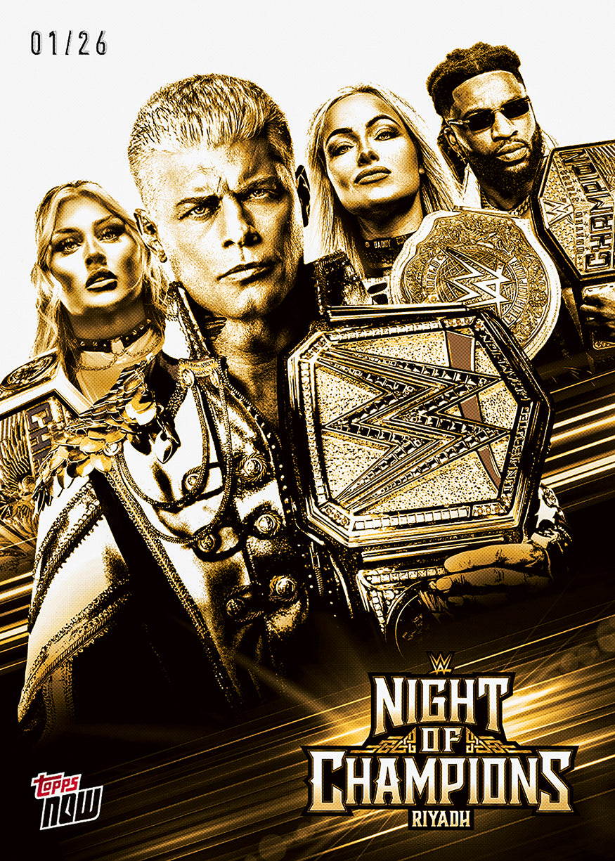 Night of Champions - 2026 WWE Topps NOW - Card NOCH - PR: 993 - Image 2