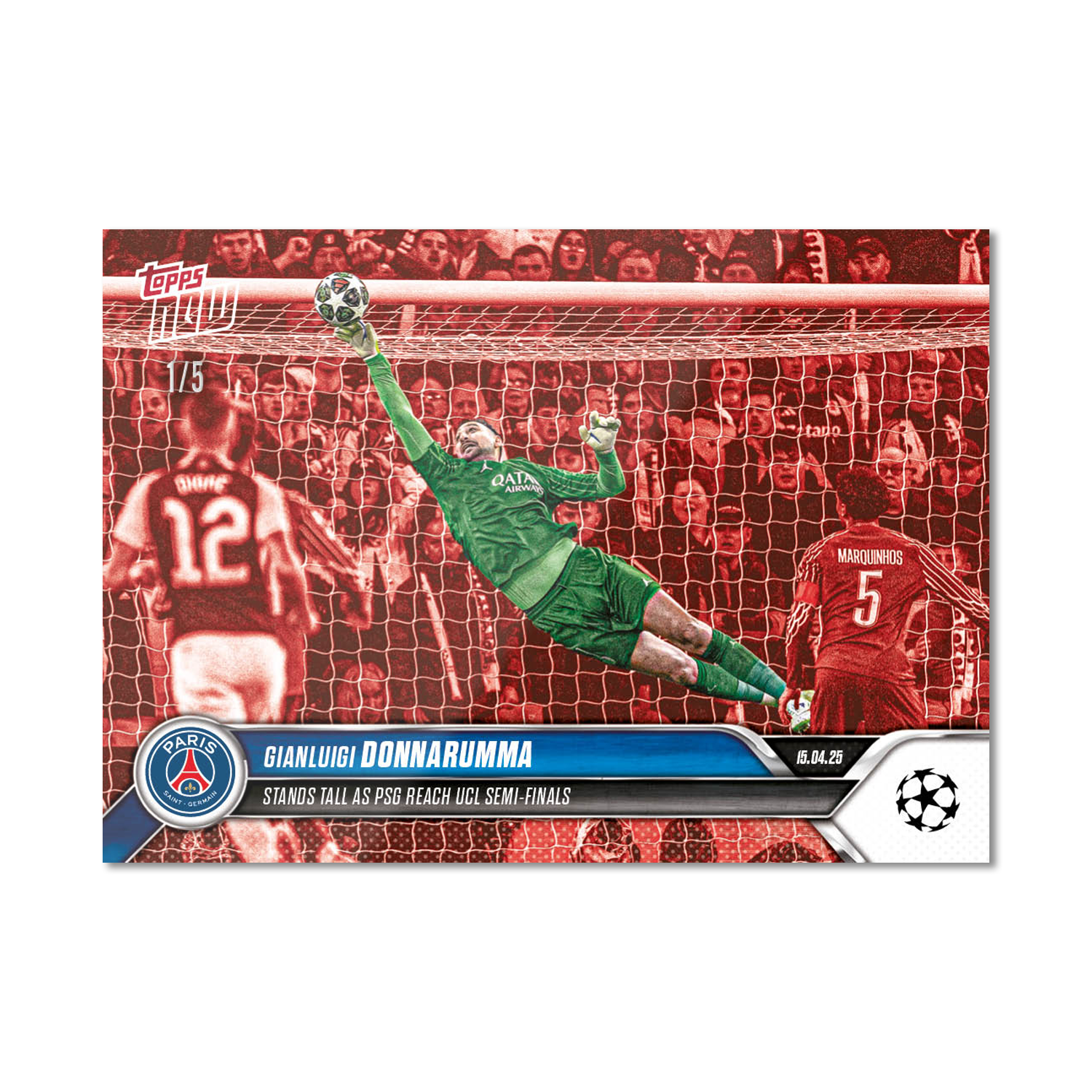 Gianluigi Donnarumma - 2024-25 UCL Topps NOW - Card 140 - PR: 169 - Image 4