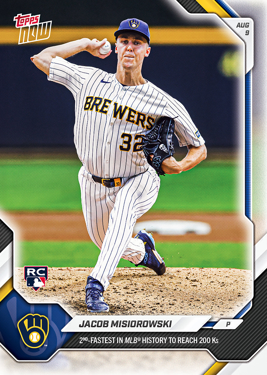 Jacob Misiorowski - 2026 MLB Topps NOW - Card 543 - PR: 7529