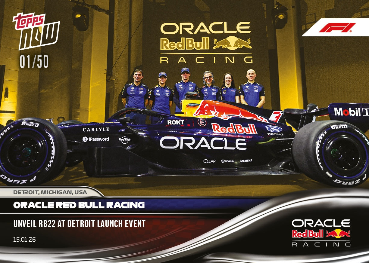 Oracle Red Bull Racing - 2026 Formula 1 Topps NOW - Card 1 - PR: 3680 - Image 7