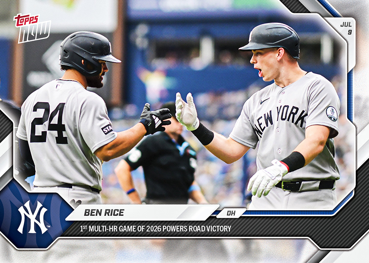 Ben Rice - 2026 MLB Topps NOW - Card 437 - PR: 826