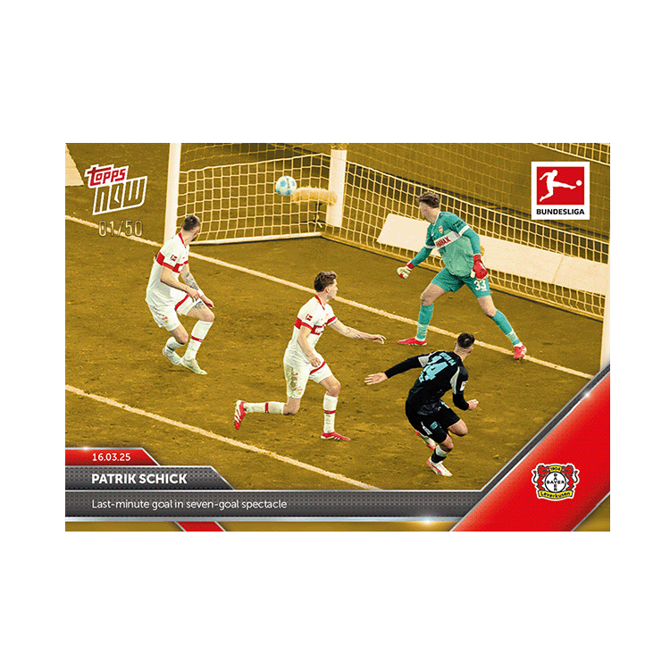 Patrik Schick - 2024-25 Bundesliga Topps NOW Card 147 - PR: 66 - Image 7