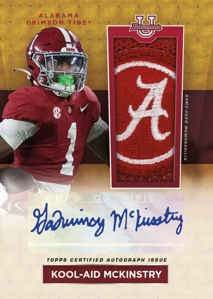 2023 Bowman U Alabama Football - Image 5