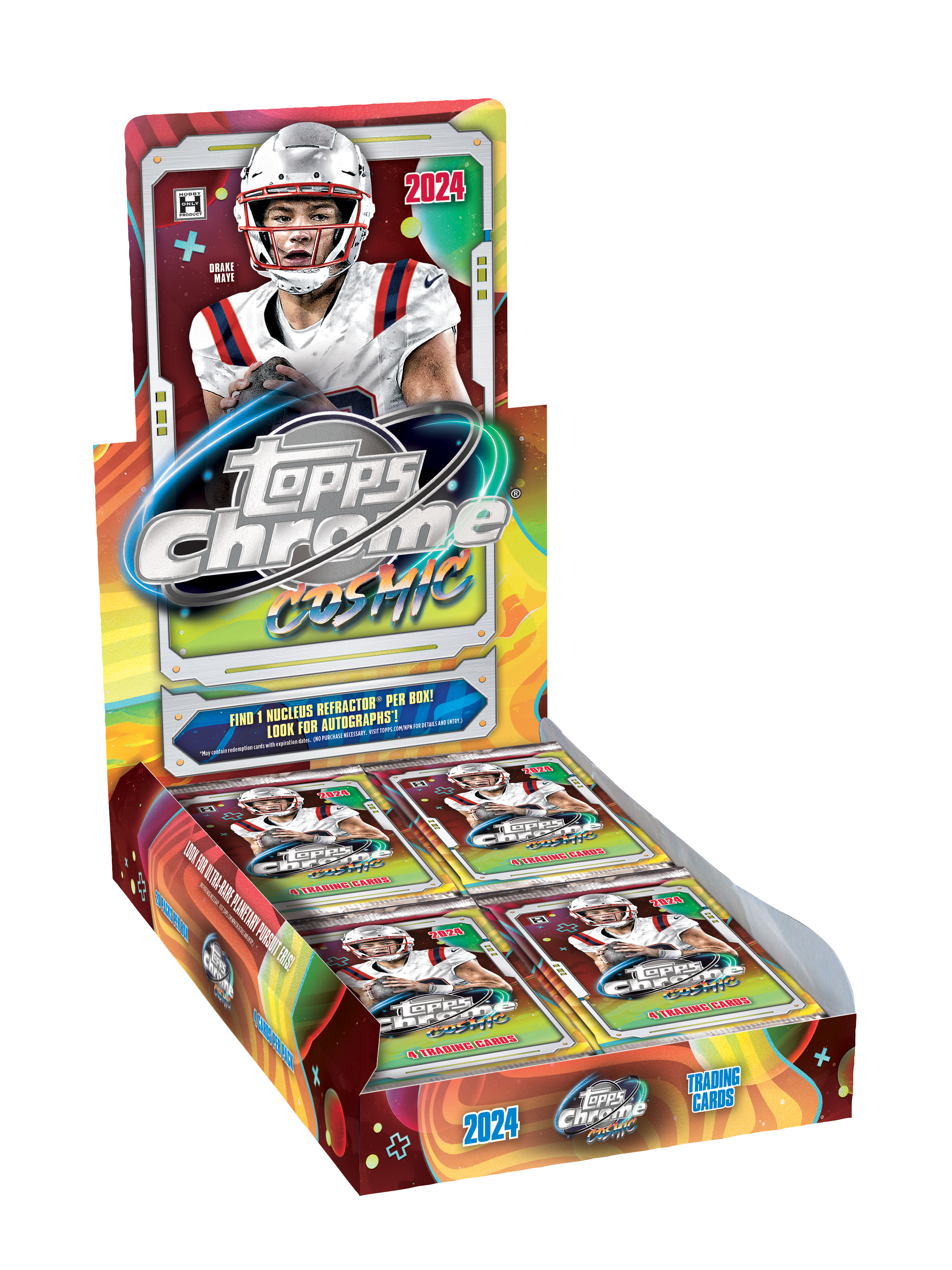 2024 Topps Chrome Cosmic Football - Hobby Box