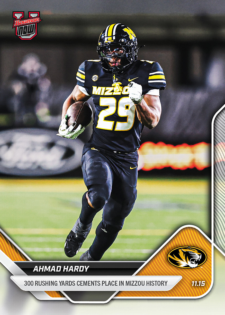 Ahmad Hardy - 2025-26 Bowman U NOW Football - Card 47 - PR: 554