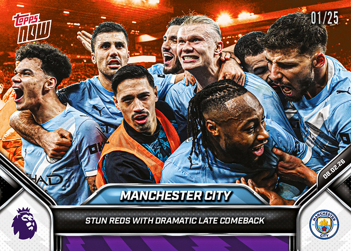 Manchester City - 2025-26 Premier League Topps NOW - Card 134 - PR: 1074 - Image 5